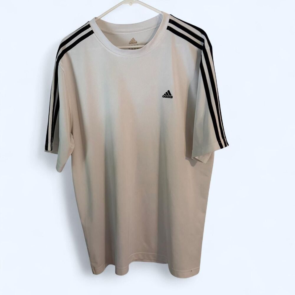 Vintage 2009 Adidas Men’s 3-Stripes Athletic T-Shirt White M